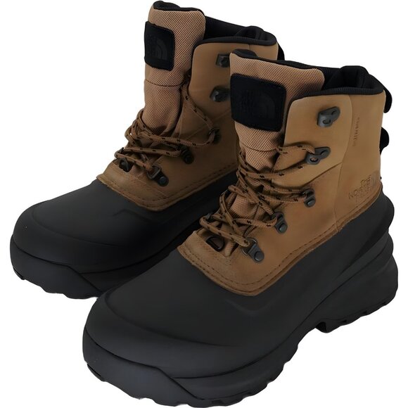 North Face Men's Chilkat V Insulated Snow Boot, Brown/Black, Size 8 - Picture 2 of 6